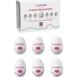 Lovense Kraken Easy Pocket Egg Αυνανιστήρι με Δόνηση 6τμχ