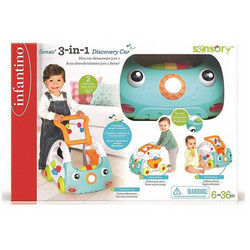 Infantino Senso 3-in-1 Discovery Car Περπατούρα Ride On 6m+