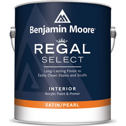 Benjamin Moore Regal Select Πλαστικό Χρώμα Εσωτερικού Χώρου Βάση 4 Satin/Pearl 0.946lt