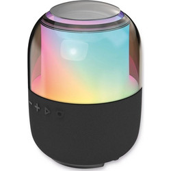 Fontastic FO262562 FO262562 Ηχείο Bluetooth 10W με Ραδιόφωνο Μαύρο Διαφανές