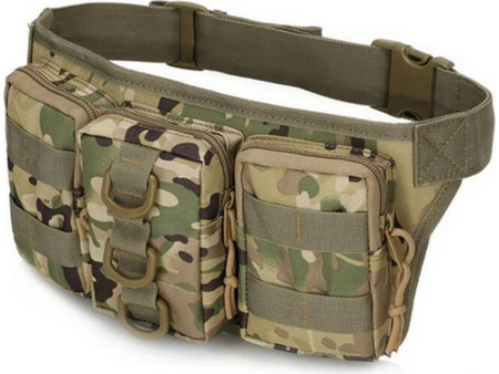 Ανδρικό Τσαντάκι Μέσης Αδιάβροχο Army Beige 270461