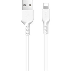 Hoco X13 USB-A to Lightning Cable 1m White 6957531061151