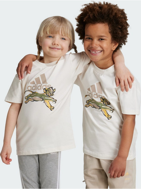 Adidas Disney Lion King Παιδικό T-Shirt Κοντομάνικο Μπεζ IV9643