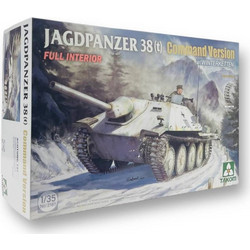 Takom Jagdpanzer 38(t) Command w/Winterketten & Interior Συναρμολογούμενο Πλαστικό Μοντέλο Τανκ 1:35