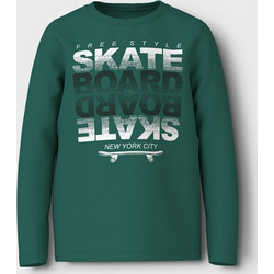 Name It Παιδικό T-Shirt Μακρυμάνικο Κυπαρισσί 13224969