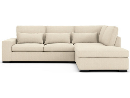 Odessa Γωνιακός Καναπές Δεξιά Γωνία Μπεζ 245x208x80cm 350047245