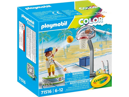 Playmobil Color Προπόνηση Μπάσκετ για 6-12 Ετών 71516