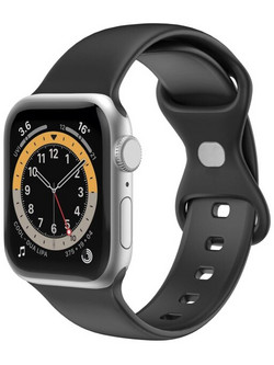 Celly Λουράκι Σιλικόνης Black (Apple Watch 38 / 40 / 41mm)