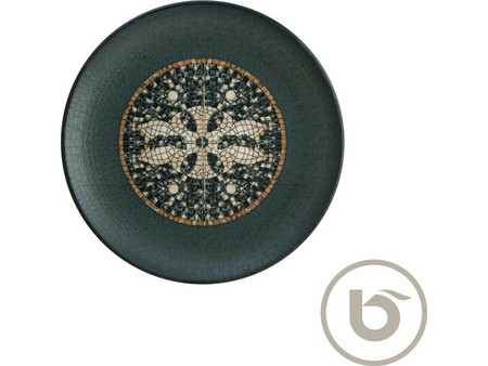 Bonna Πιάτα Ρηχά Πορσελάνης Mesopotamia Anthracite 27cm 12τμχ S-MT-MZPMAGRM27DZ