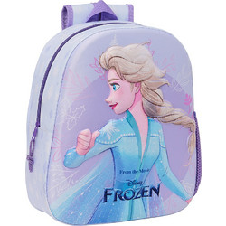 Safta 3D Frozen Σχολική Τσάντα Πλάτης Νηπιαγωγείου Λιλά 622452890