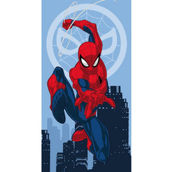 Borea Spider-Man Παιδική Πετσέτα Θαλάσσης Microfiber Γαλάζια 70x140cm