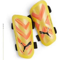 Puma Ultra Light Strap Επικαλαμίδες Ποδοσφαίρου Κίτρινες 030875-09