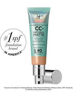 It Cosmetics CC+ Natural Matte Neut Medium Liquid Make Up SPF40 32ml