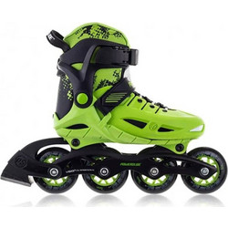 Powerslide Universe Inline Αυξομειούμενα Rollers Παιδικά Μαύρα Πράσινα
