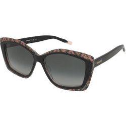 Missoni MIS0187/G/S OHC/9O Γυναικεία Γυαλιά Ηλίου Πολυγωνικά Κοκάλινα Μαύρα με Μαύρο Polarized Φακό