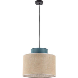 TK Lighting Duo 3256 Κρεμαστό Φωτιστικό Οροφής Μονόφωτο E27 Μπλε