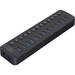 Orico CT2U3-13AB USB Hub 3.0 USB-A με 13 Θύρες USB-A & Εξωτερική Παροχή Ρεύματος