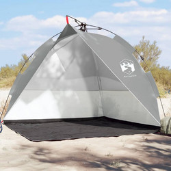 vidaXL Αυτόματη Τέντα Παραλίας Γκρι 205x200x115cm 4004154