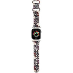 Hello Kitty Graffiti Tags Λουράκι Σιλικόνης Beige (Apple Watch 38 / 40 / 41mm)