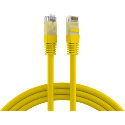 EFB Elektronik U/UTP Cat.5e Καλώδιο Δικτύου Ethernet 0.5m Yellow K8095.0.5