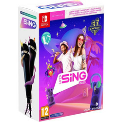 Let's Sing 2025 Double Mic Bundle Nintendo Switch