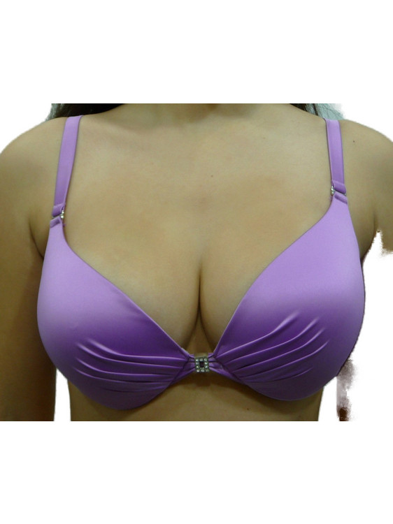 Luna Miracle Platinum Σουτιέν για Βαθύ Ντεκολτέ Push Up με Μπανέλα Μωβ 99392
