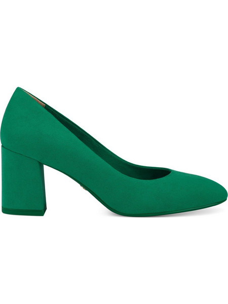 Tamaris Γόβες Suede με Χοντρό Ψηλό Τακούνι Πράσινες 1-22407-20-700