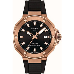 Tissot T-Race Ανδρικό Ρολόι Αυτόματο με Μαύρο Καουτσούκ Λουράκι T141.807.37.051.00