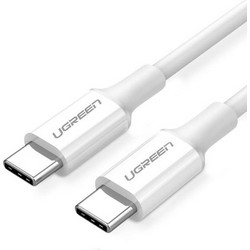 Ugreen US264 USB-C to USB-C 60W 1m White 6957303865185