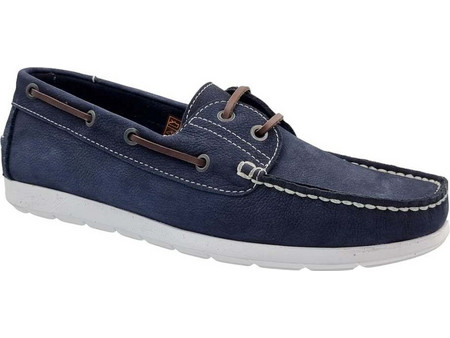 Safe Step Ανδρικά Μοκασίνια Boat Shoes Καστόρινα Navy Μπλε 453532