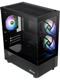 Thermaltake View 170 TG Black Gaming Micro Tower Κουτί Υπολογιστή RGB με Πλαϊνό Παράθυρο