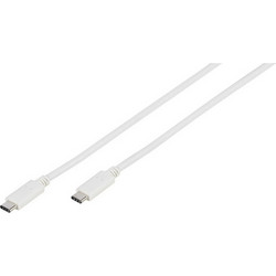 Vivanco USB-C to USB-C 1m White A39641