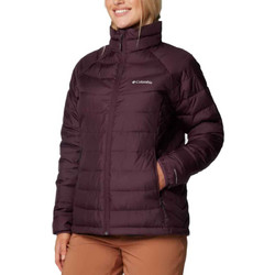 Columbia Powder Lite II Γυναικείο Μπουφάν Χειμωνιάτικο Puffer Μακρύ Μπορντό 2089451-607