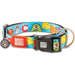 Max & Molly Little Monsters Κολάρο Σκύλου Γαλάζιο 1x22-35cm