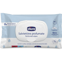 Chicco Μωρομάντηλα Χωρίς Οινόπνευμα με Καπάκι 72τμχ
