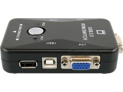 KVM Switch HW1701 VGA 2 x USB