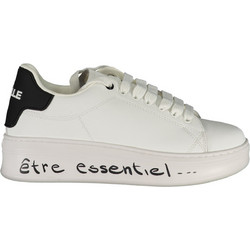 Gaelle Paris Γυναικεία Sneakers Flatforms Λευκά Μαύρα GACAW00020