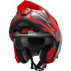 Givi X27 Tourer Black Red Κράνος Μηχανής Flip-Up 1590gr