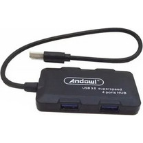 Andowl Q-HU302 USB Hub 3.0 USB-A με 4 Θύρες USB-A