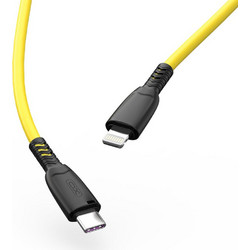 XO Suluo Series USB-C to Lightning Cable 27W 1m Yellow GER-XO-NB246A-YL