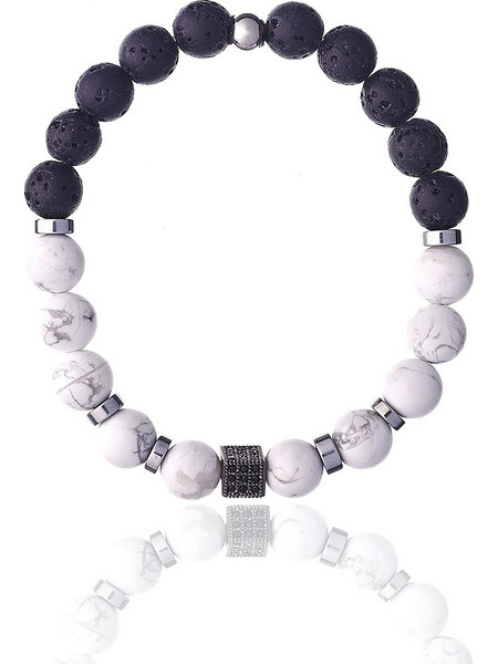 The Gem Stories Ανδρικό Βραχιόλι με Χάντρες W9712268