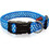 Pet Interest Dots Line Κολάρο Σκύλου Μπλε 2.5x47-70cm