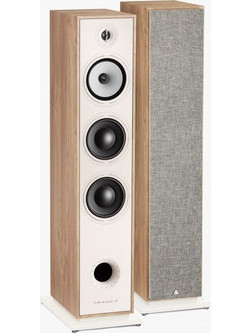 Triangle Borea BR08 Ζεύγος Ηχείων Hi-Fi Δαπέδου 150W 3 Δρόμων Light Oak