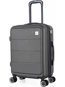 Ankor 836208 Βαλίτσα Καμπίνας 55x37x21cm με 4 Ρόδες Ανθρακί