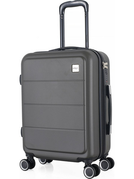 Ankor 836208 Βαλίτσα Καμπίνας 55x37x21cm με 4 Ρόδες Ανθρακί