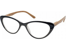 EyeLead E204 Γυαλιά Πρεσβυωπίας +3.00 Κοκάλινα Ξύλινα Μαύρα Καφέ