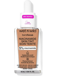 Wet n Wild Bare Focus Niacinamide Amber Beige Liquid Make Up 32ml
