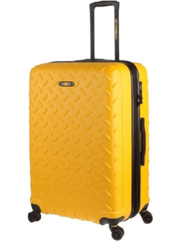 CAT 83688-217 Βαλίτσα Καμπίνας 54x26x23.5cm με 4 Ρόδες Κίτρινη