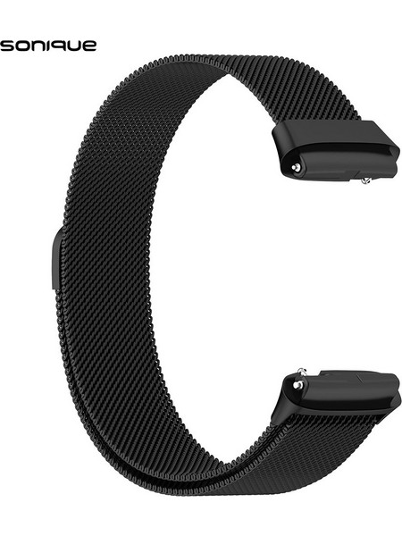 Sonique Milanese Classic Λουράκι Μεταλλικό Black (Xiaomi Redmi Watch 3 Active)