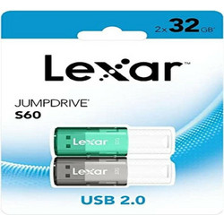 Lexar JumpDrive S60 32GB USB Stick 2.0 με USB-A 2pcs